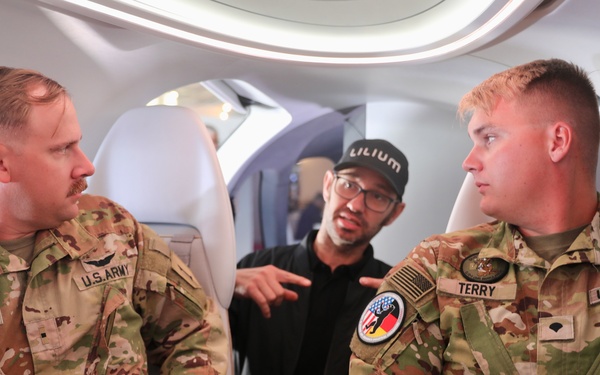 Task Force Saber hosts a static display at ILA Berlin 24