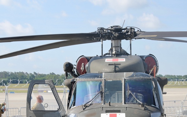 Task Force Saber hosts a static display at ILA Berlin 24