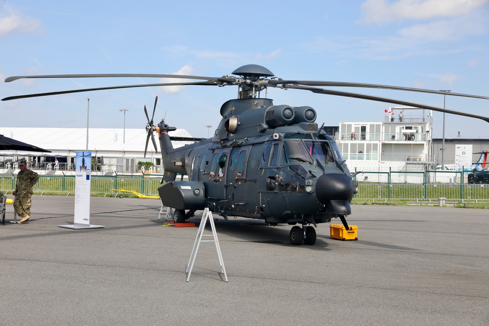 Task Force Saber hosts a static display at ILA Berlin 24