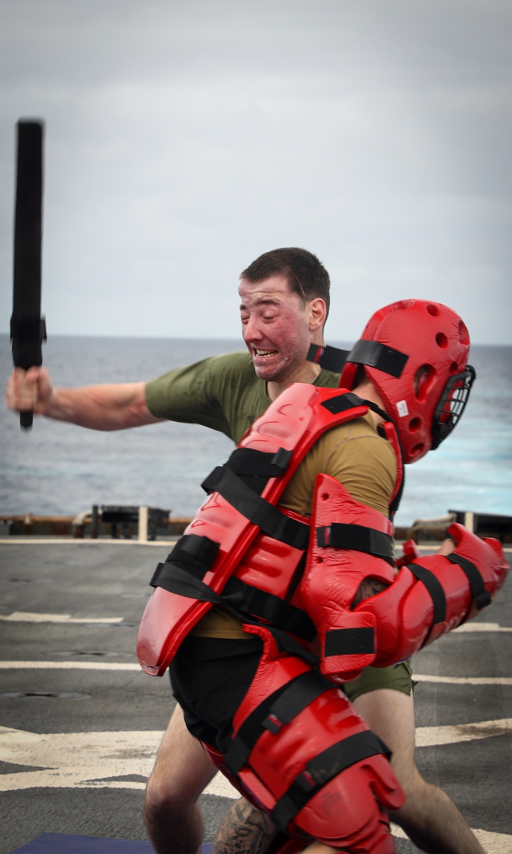 24th MEU (SOC) Non-lethal Weapons Course Aboard USS Oak Hill (LSD 51)