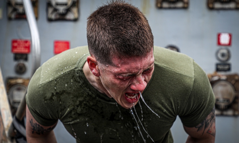 24th MEU (SOC) Non-lethal Weapons Course Aboard USS Oak Hill (LSD 51)