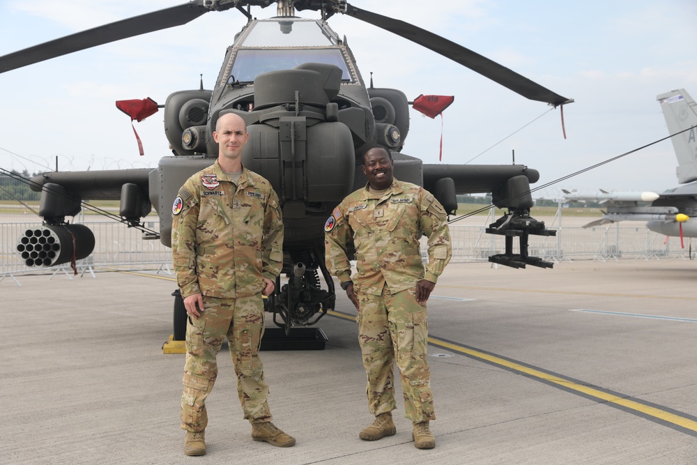 Task Force Saber hosts a static display at ILA Berlin 24