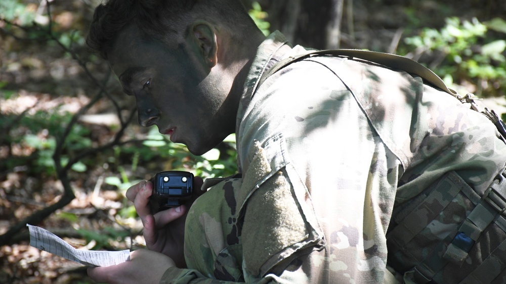 Reconnaissance training at Fort Indiantown Gap