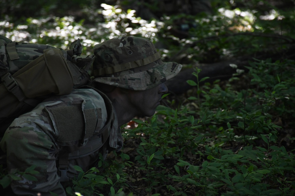 Reconnaissance training at Fort Indiantown Gap