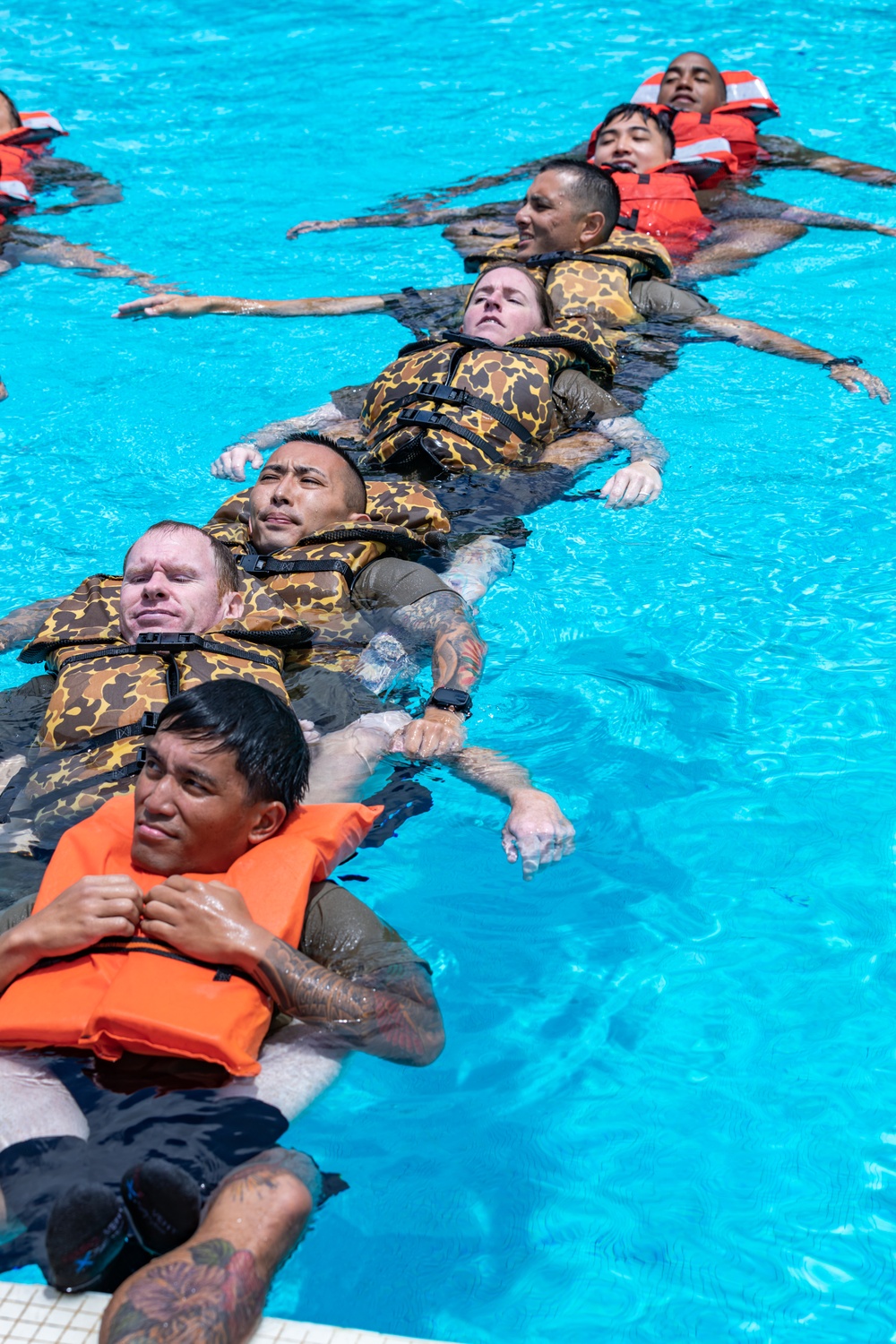 Hawaii Army National Guard MEDEVAC Units Practice Water Survival Training