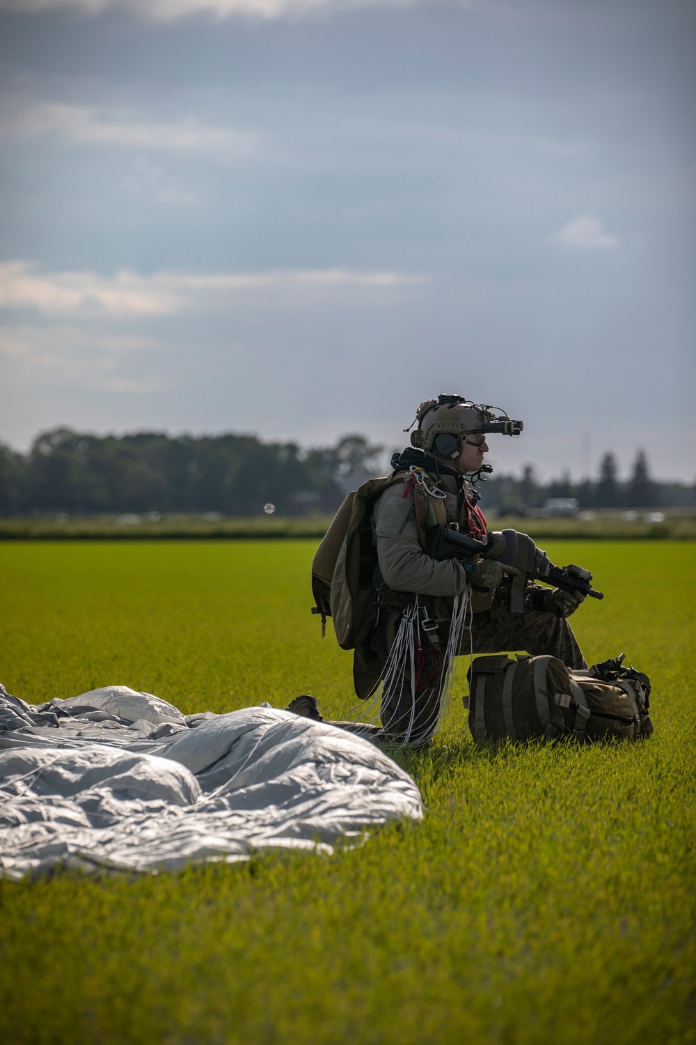 4th Recon Marines conduct free-fall operations in Sweden in support of BALTOPS 24