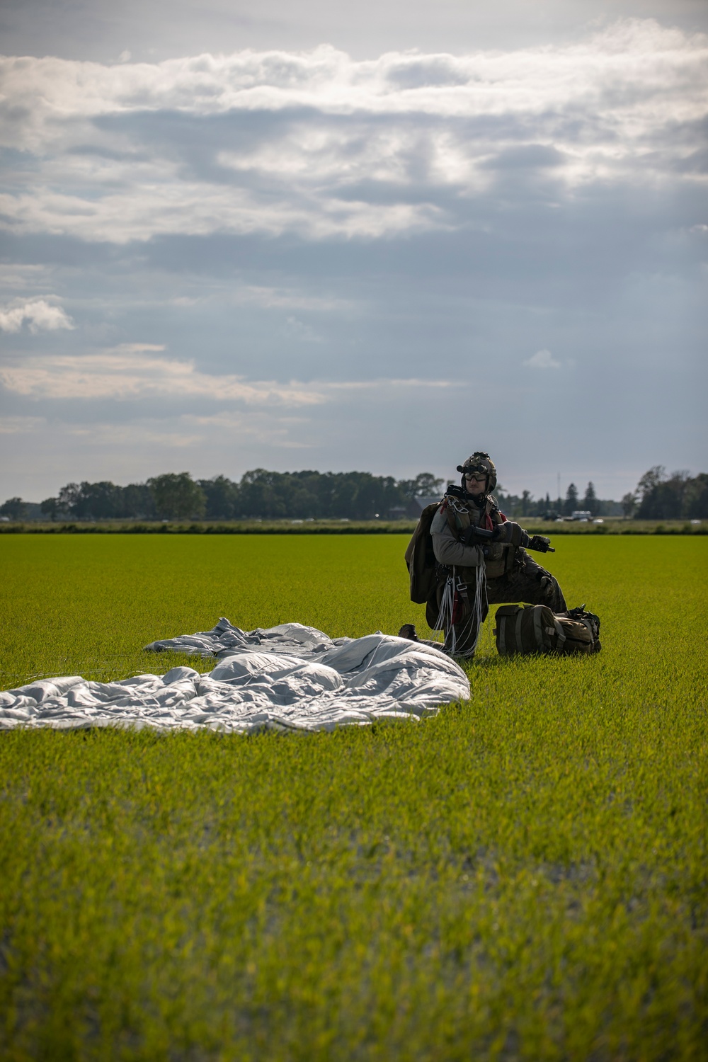 4th Recon Marines conduct free-fall operations in Sweden in support of BALTOPS 24