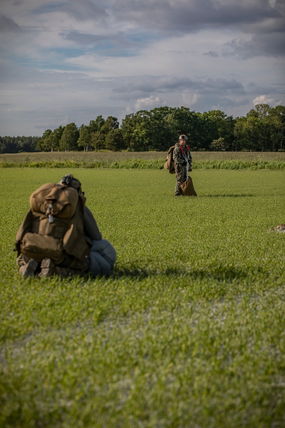 4th Recon Marines conduct free-fall operations in Sweden in support of BALTOPS 24