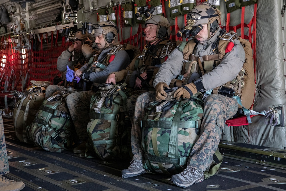 4th Recon Marines conduct free-fall operations in Sweden in support of BALTOPS 24