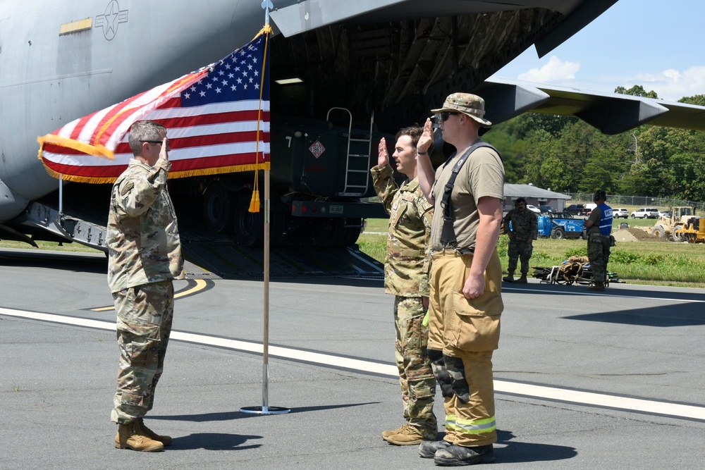 Skyward Oaths: A Re-Enlistment Beneath the Wings