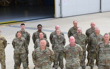 Airmen pose for group photo