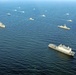 USS Mount Whitney and NATO Allies Steam in Formation