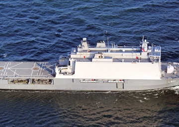 USS Mount Whitney and NATO Allies Steam in Formation
