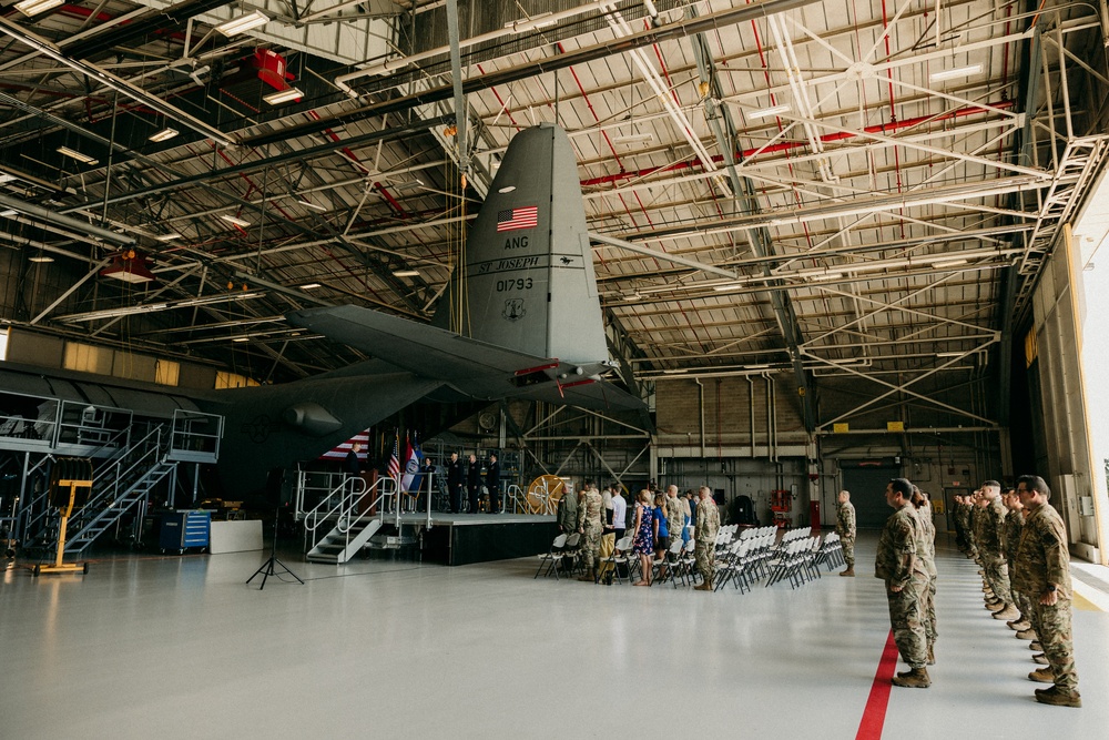 Lt. Col. Anthony Scheidel assumes command of the 139th Maintenance Squadron