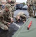 Airmen demonstrate expeditionary kitchen setup during Exercise Iron Keystone 24