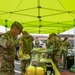 Airmen demonstrate expeditionary kitchen setup during Exercise Iron Keystone 24