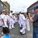 Sailors March in Portland Rose Festival Grand Floral Parade