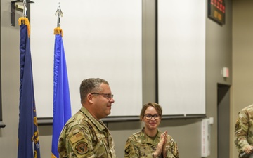 Chief Master Sgt. Gill, 217 COS, Retirement