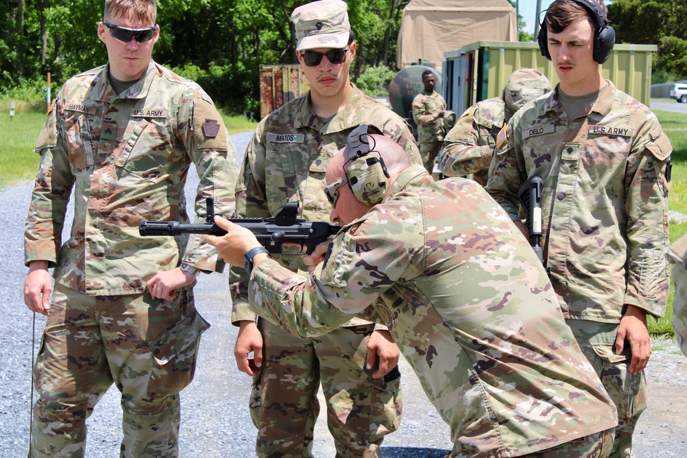 876th Brigade Engineer Battalion Soldier Conduct Shotgun Training