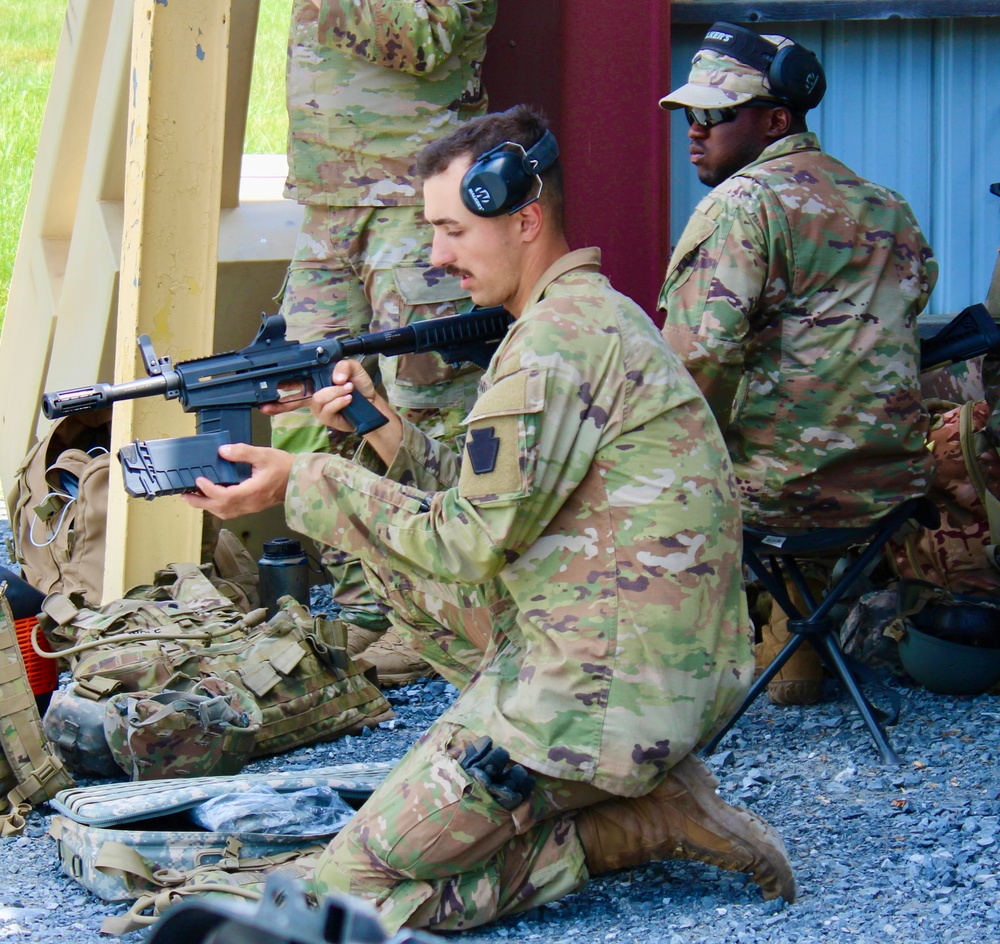 876th Brigade Engineer Battalion Soldier Conduct Shotgun Training