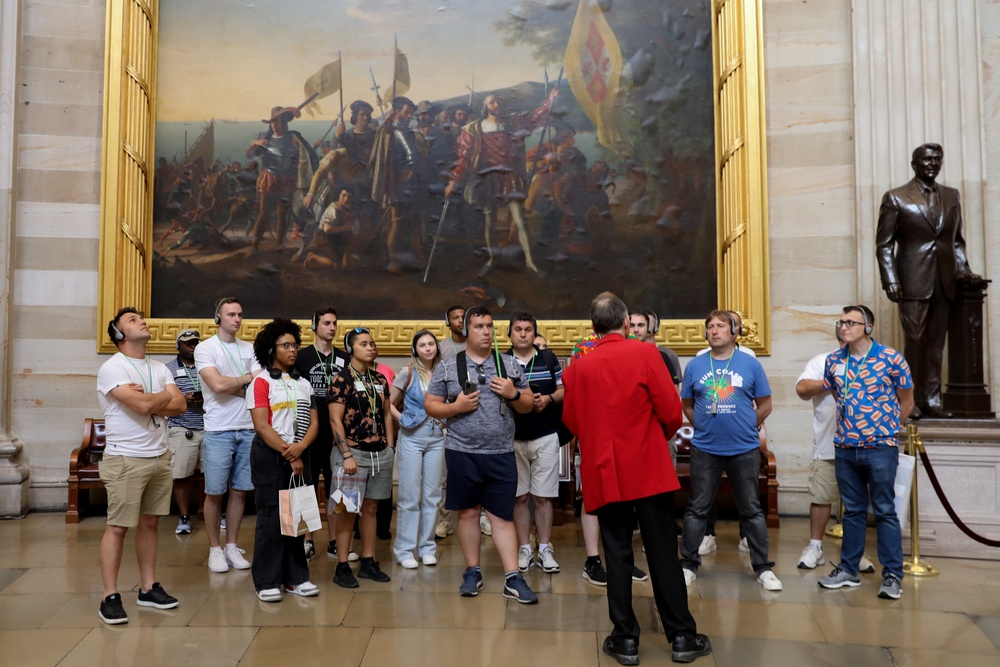 Romanian and Alabama National Guard troops visit Washington D.C.