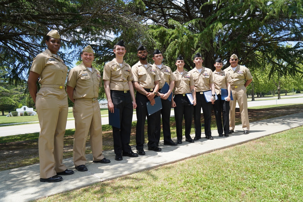 NWS Yorktown promotion ceremony at Missile Park