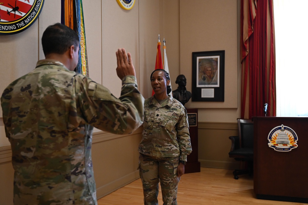 D.C. National Guard Swears-in New State Deputy Inspector General