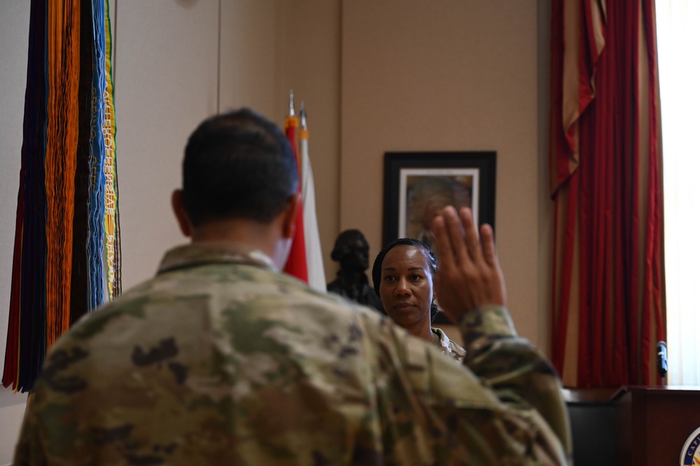 D.C. National Guard Swears-in New State Deputy Inspector General