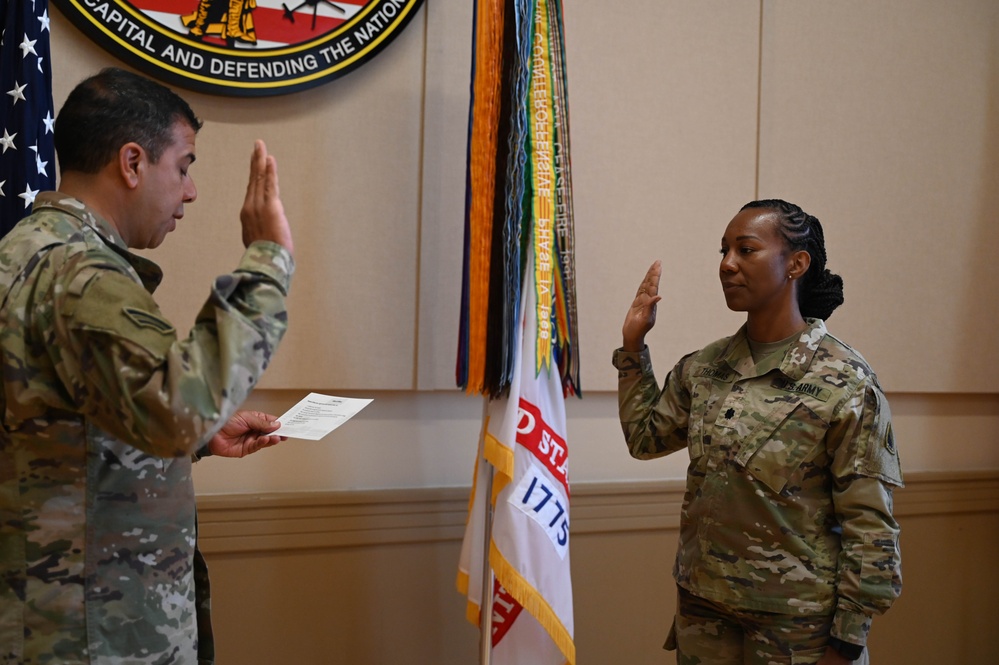 D.C. National Guard Swears-in New State Deputy Inspector General