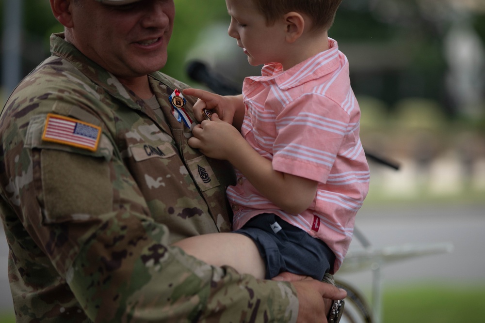 District of Columbia National Guard CSM Jose Cavada Retirement Ceremony