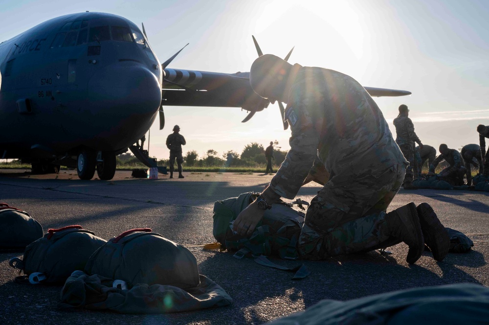 Static Line Jump for D-Day 80