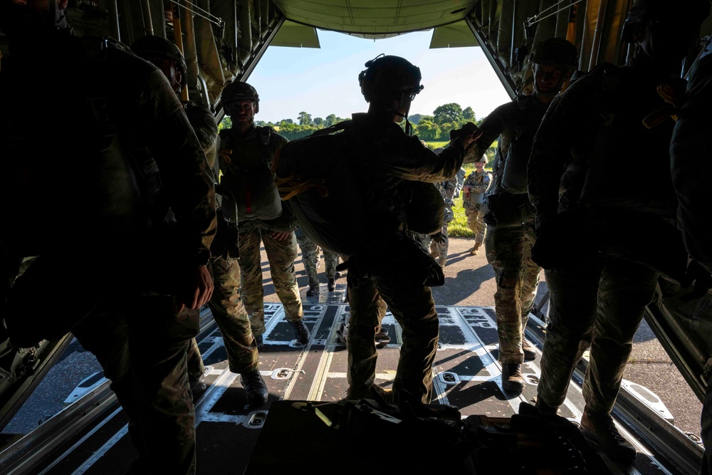 Static Line Jump for D-Day 80