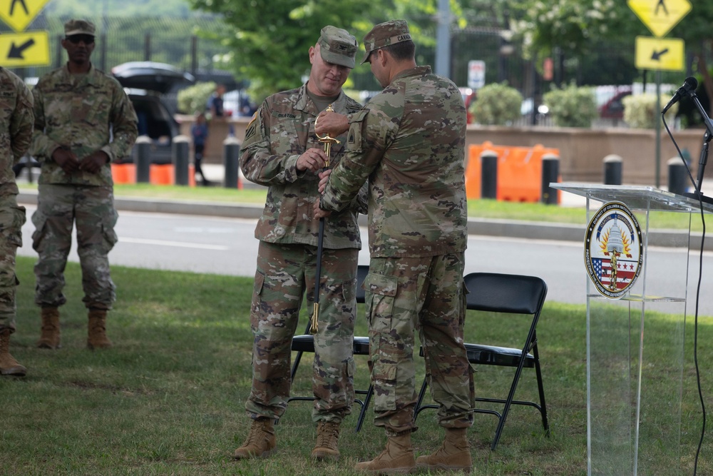 District of Columbia National Guard CSM Jose Cavada Retirement Ceremony