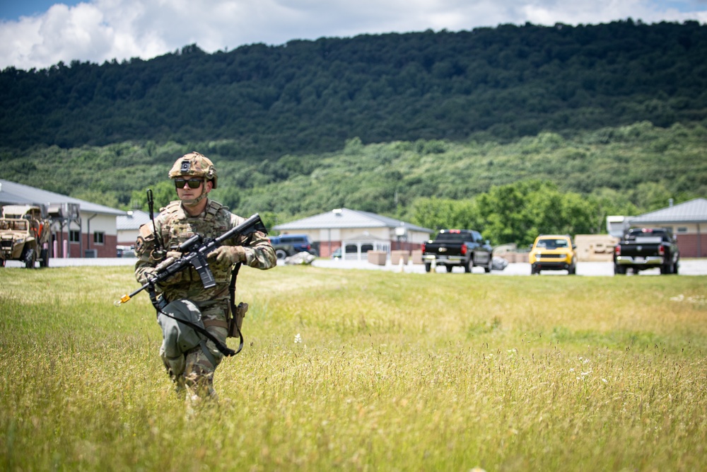 193rd SOSFS conduct base defense training during IK24