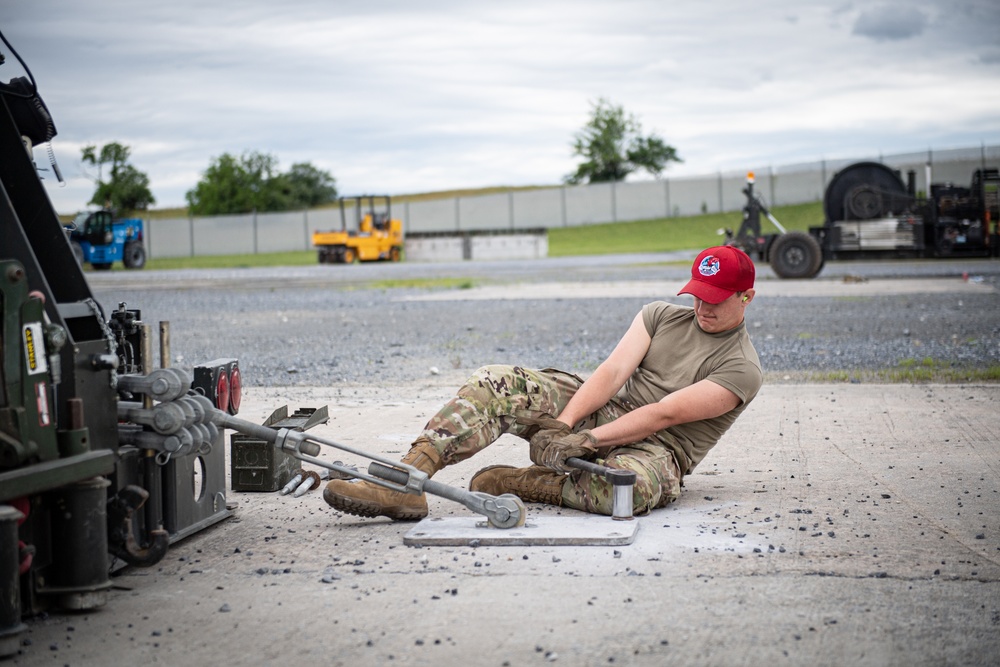 201st RHS conduct training at Iron Keystone 24