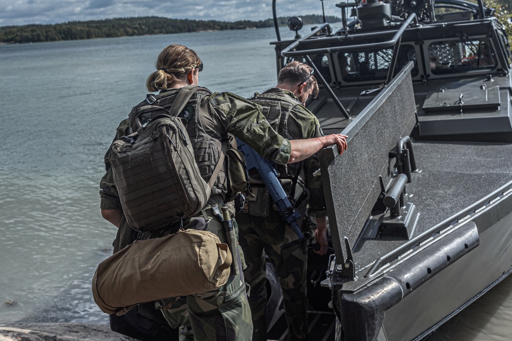 CB90 class fast assault craft Medical Evacuation Event