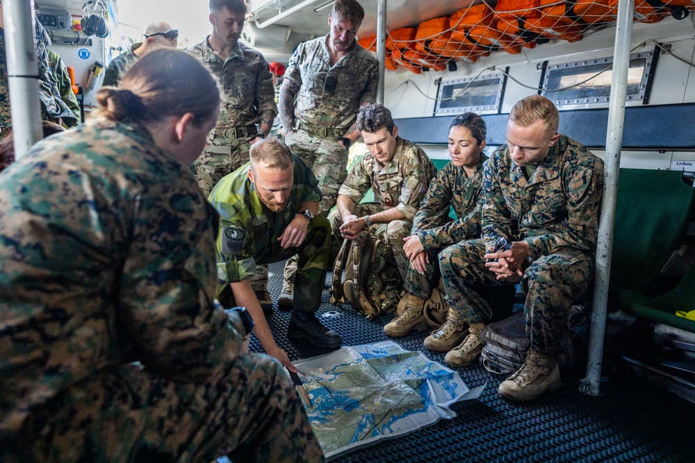 CB90 class fast assault craft Medical Evacuation Event