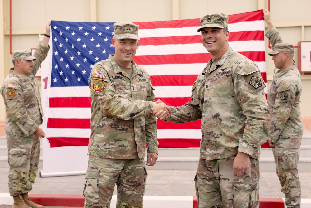 Reenlistment Ceremony at AL24