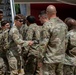 Bravo Battery, 1-14th Field Artillery returns from Europe