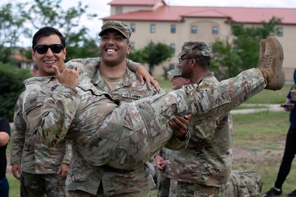 Bravo Battery, 1-14th Field Artillery returns from Europe