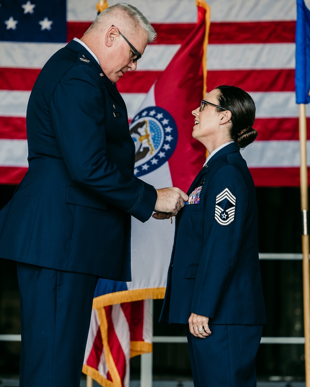 Chief Master Sgt. Lora Noble retires with over 25 years in service