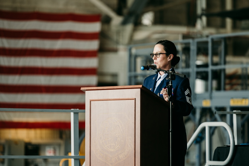 Chief Master Sgt. Lora Noble retires with over 25 years in service
