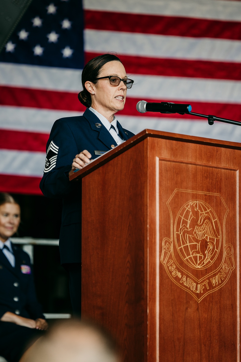 Chief Master Sgt. Lora Noble retires with over 25 years in service