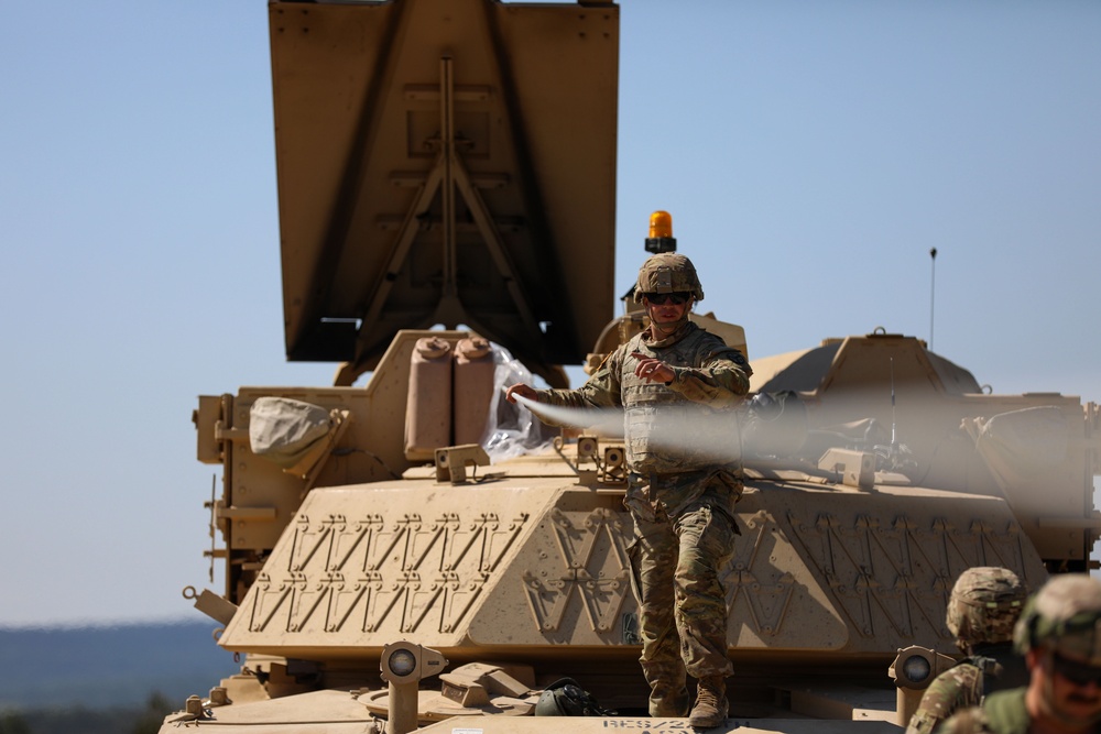 278th Armored Cavalry Regiment demonstrates mine clearing prowess with Assault Breacher Vehicle at Fort Cavazos