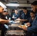 USS Ronald Reagan (CVN 76) Sailors serve Sunday brunch