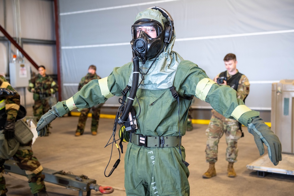 Iron Keystone 2024 confronts forward operating base decontamination scenario