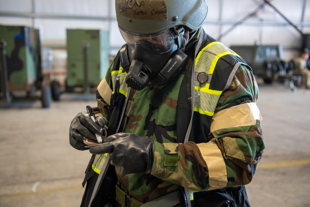 Iron Keystone 2024 confronts forward operating base decontamination scenario