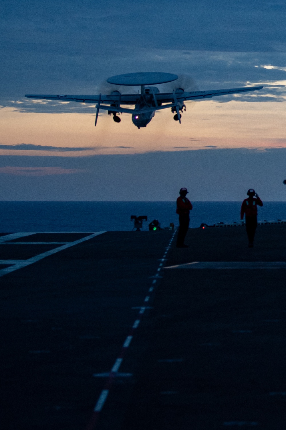 USS Ronald Reagan (CVN 76) conducts night flight operations in support of Valiant Shield 2024