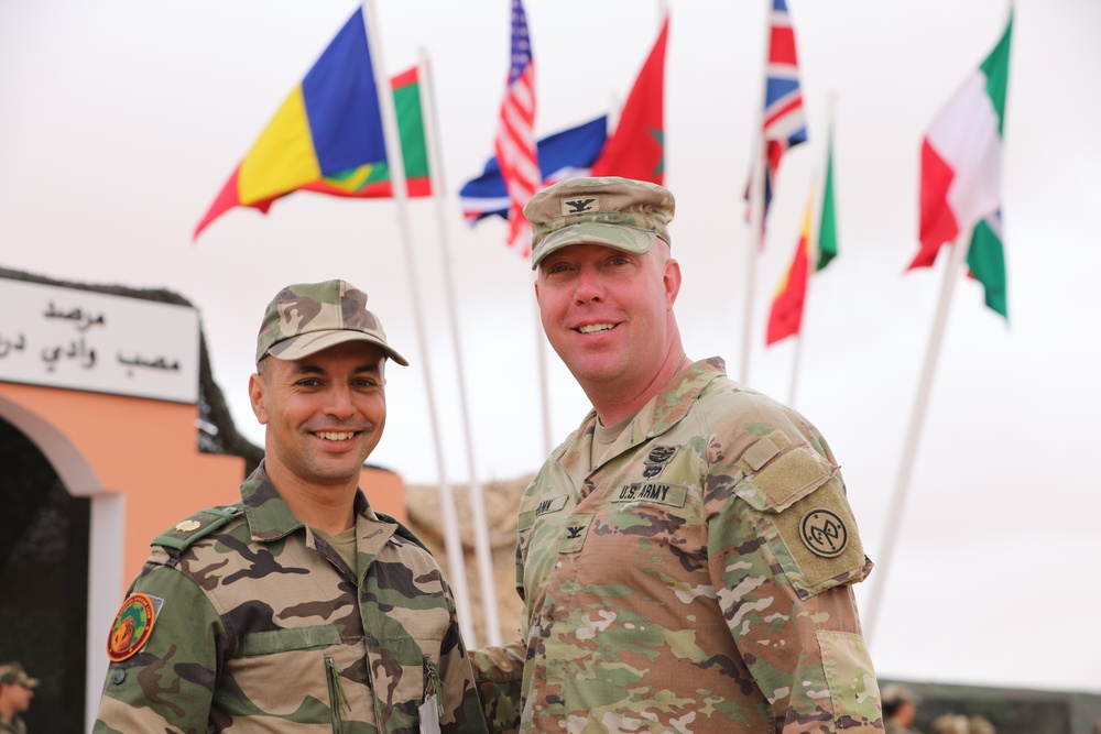 NY National Guard Presents Gifts to Moroccan Military Officers
