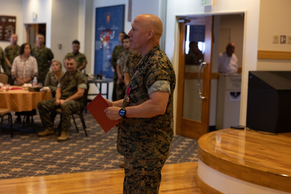 4th Marine Regiment Changes Command